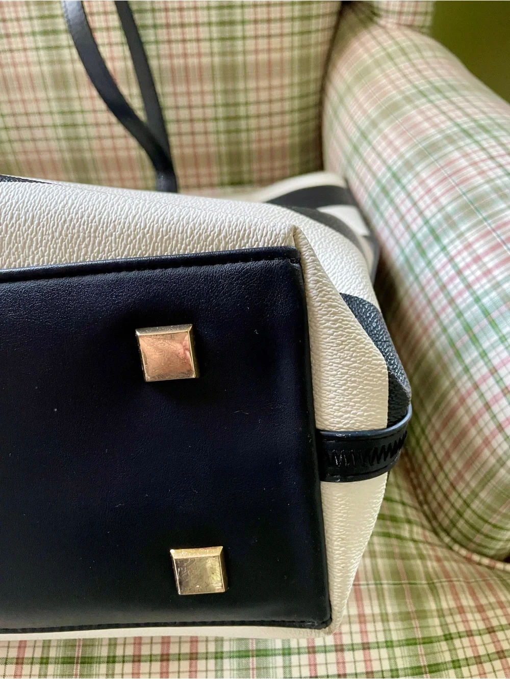 Stella & Dot Large Striped Tote Bag